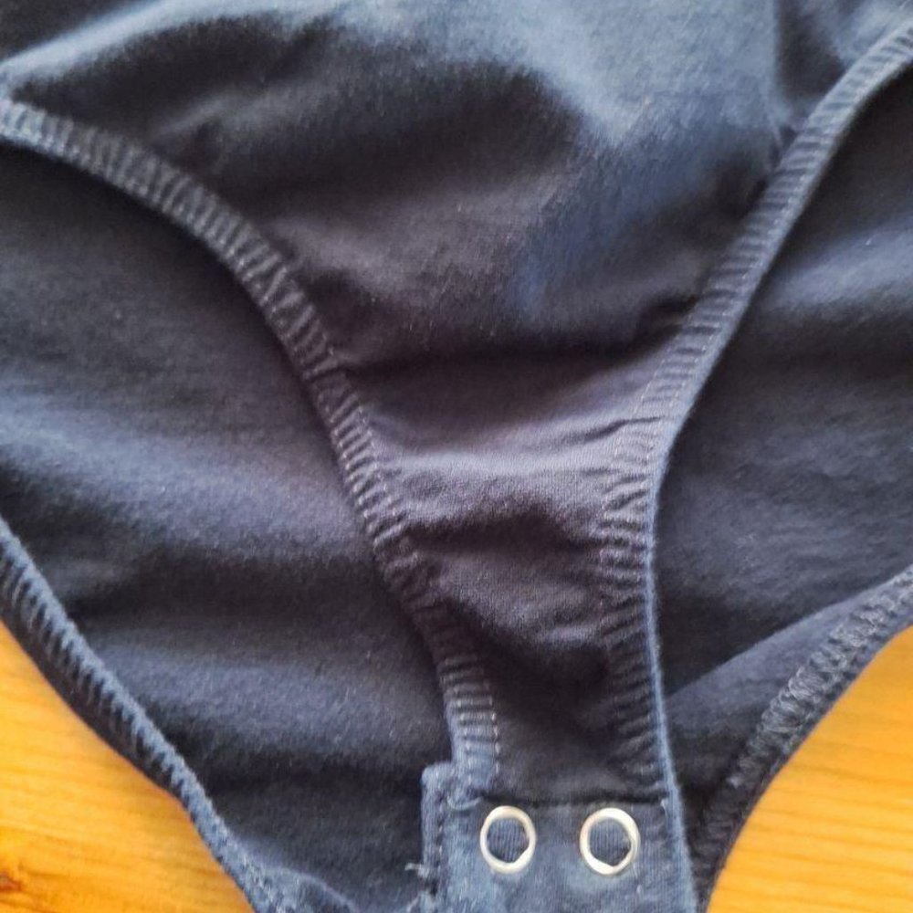 Vintage Sexy Black Mesh Bodysuit - Picture 6 of 8